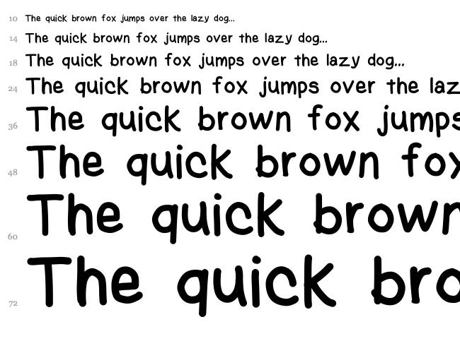 Kasuki Hand font waterfall
